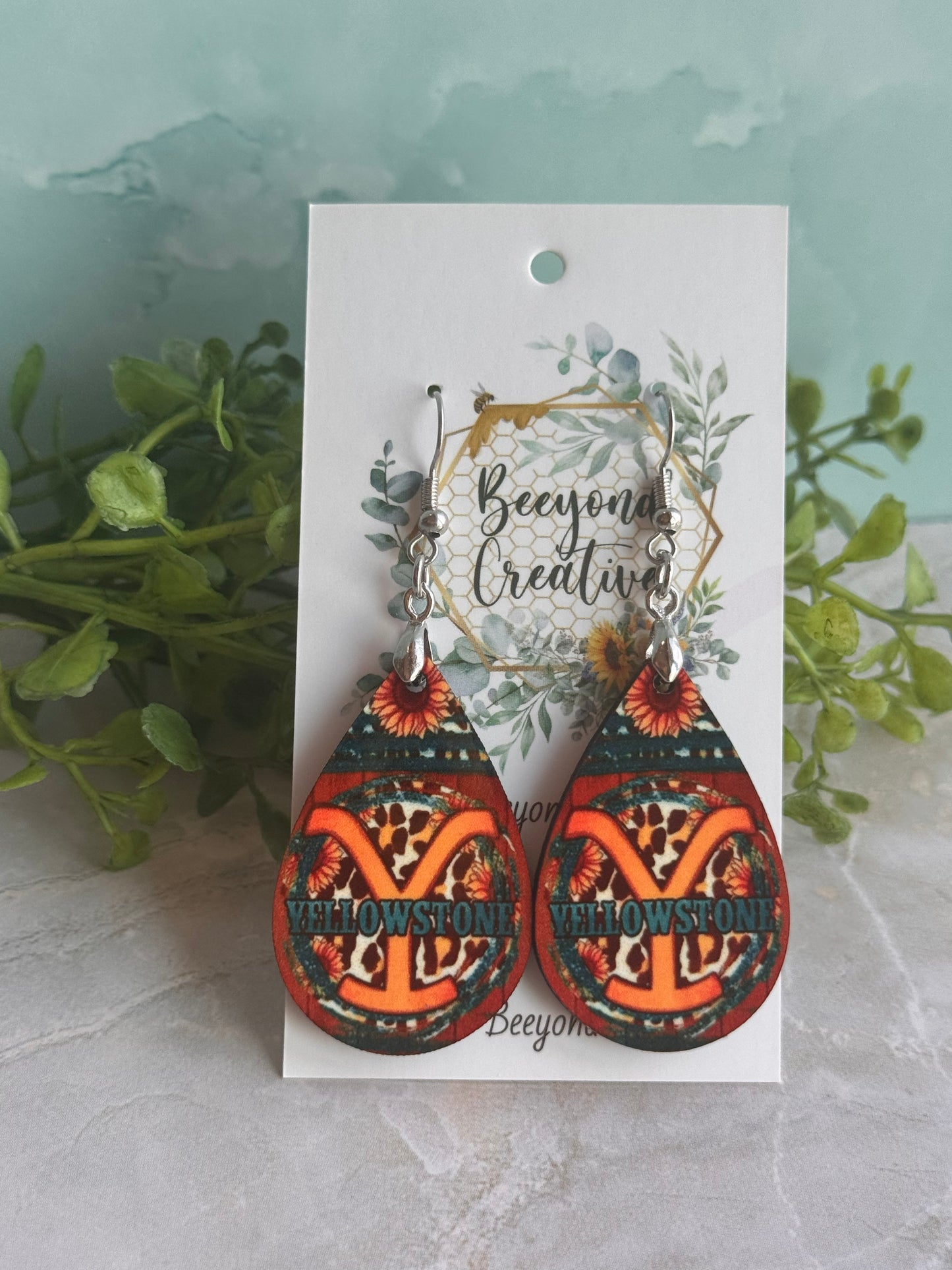 Printed Yellowstone Earrings