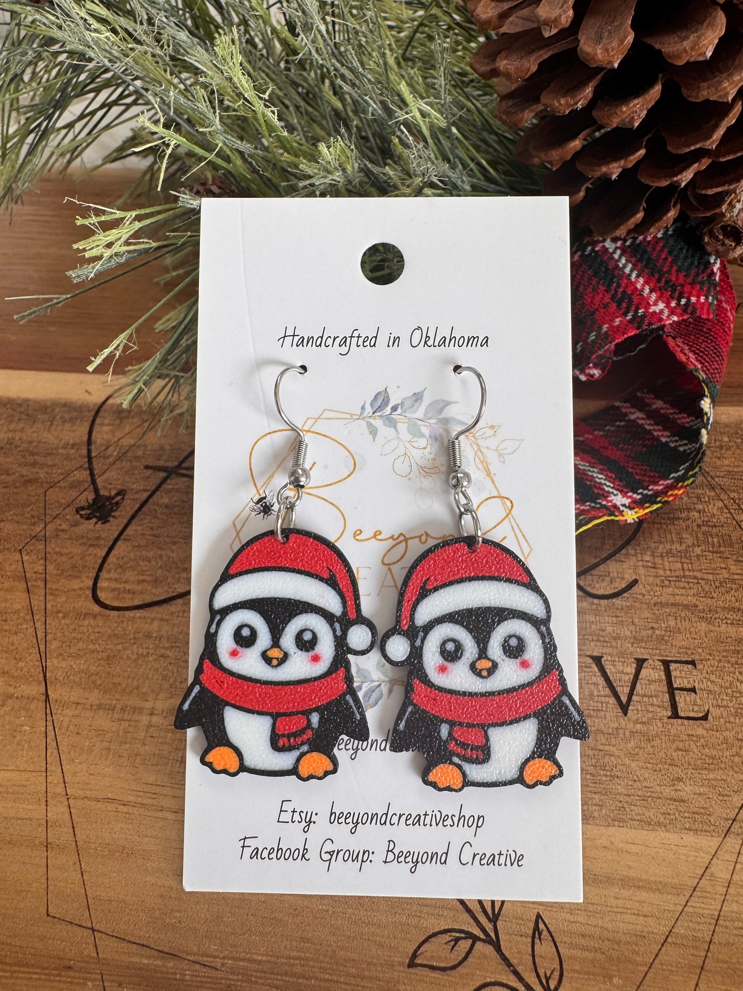 Penguin Earrings