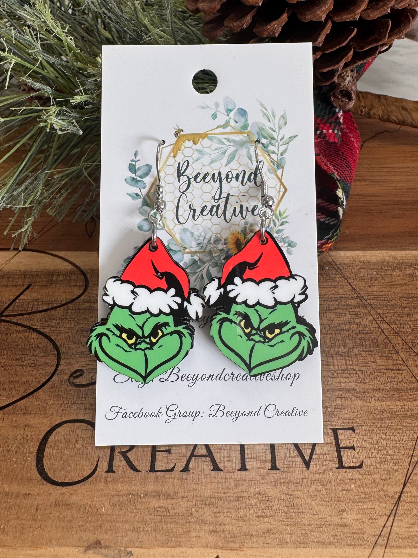 Grinch Earrings