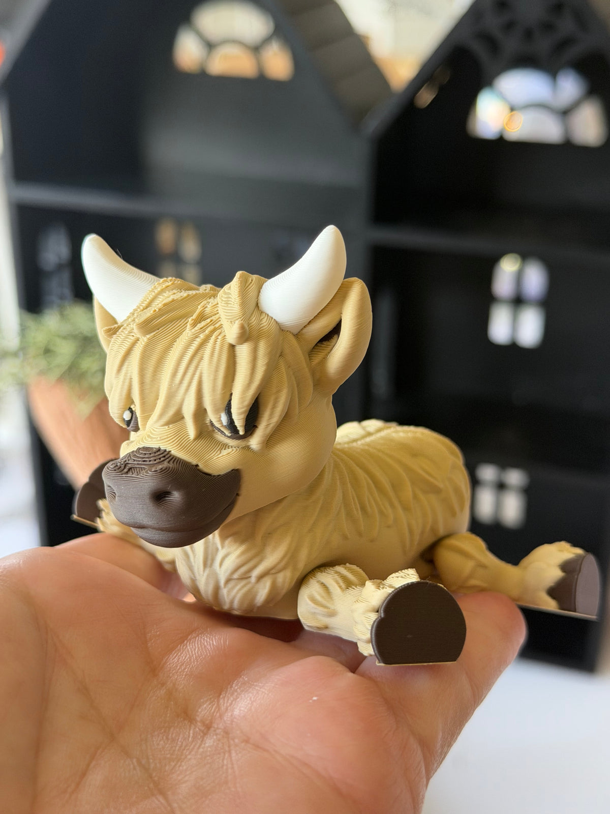 3D Highland Cow