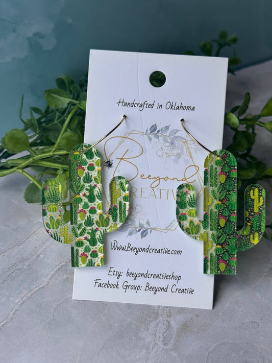 Cactus Earrings