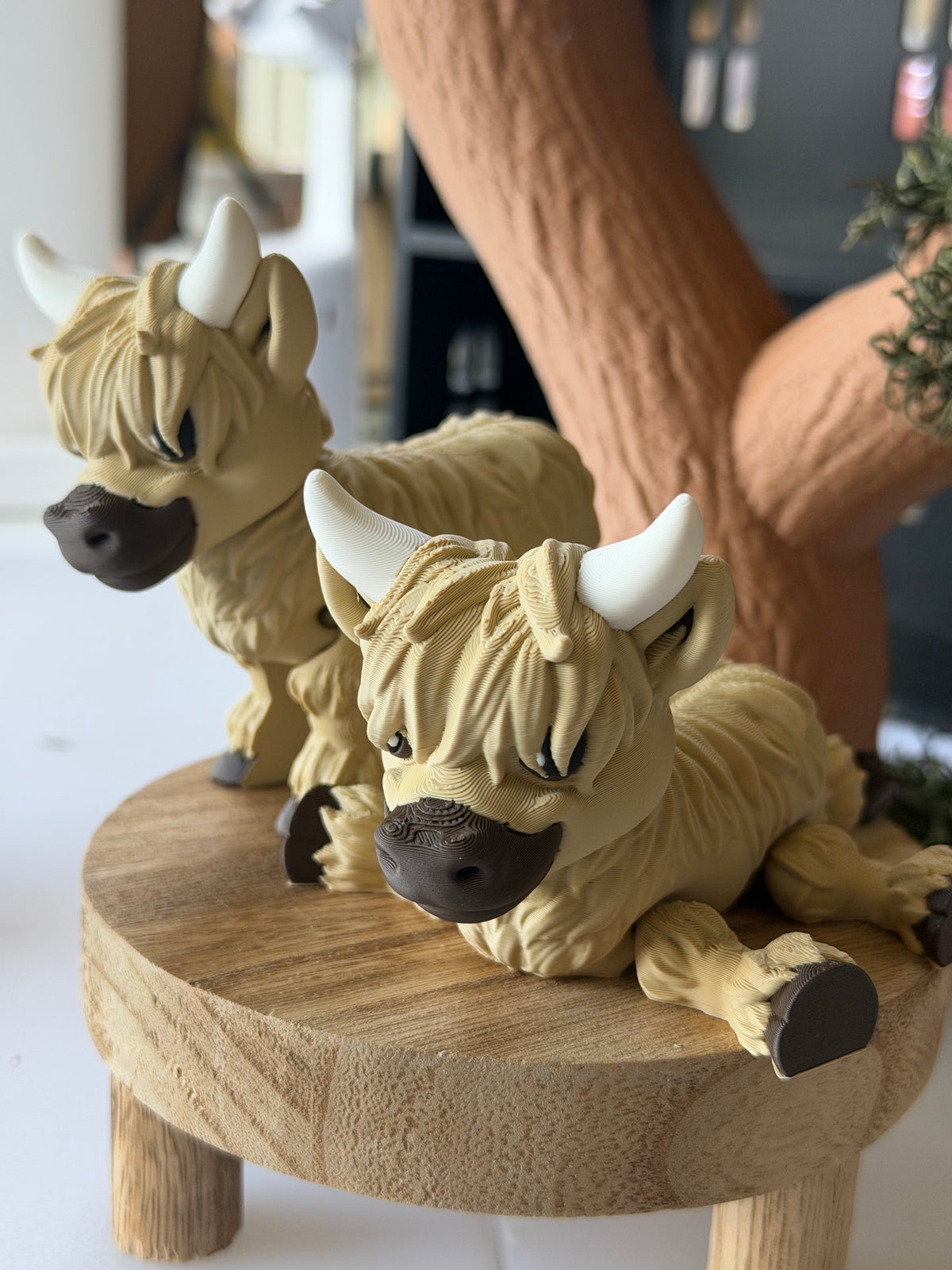3D Highland Cow