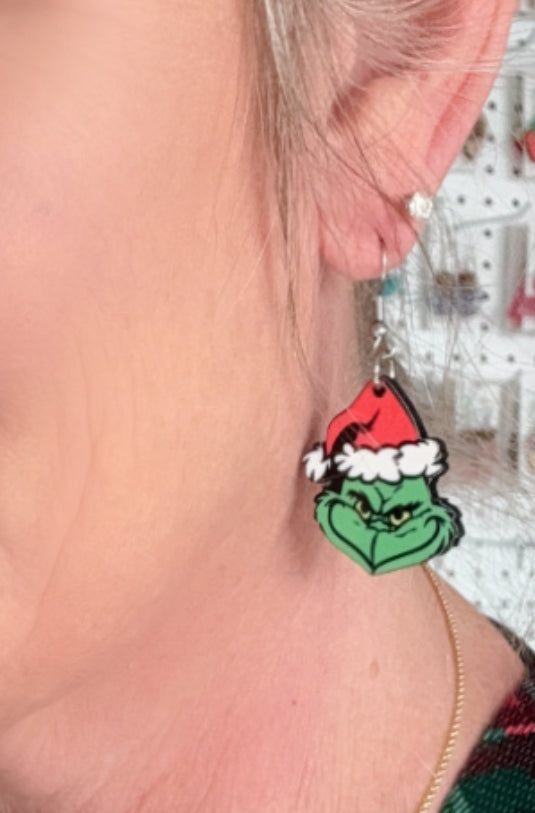 Grinch Earrings