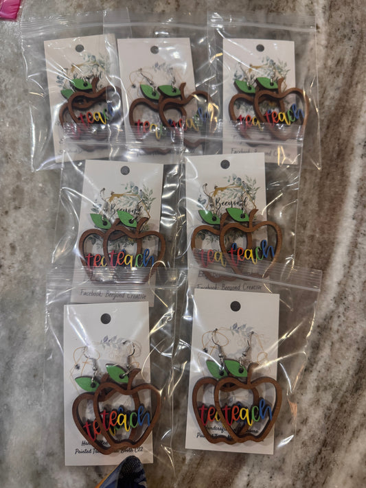 Katie Hood Invoice- 7 pair earrings ($3 each)