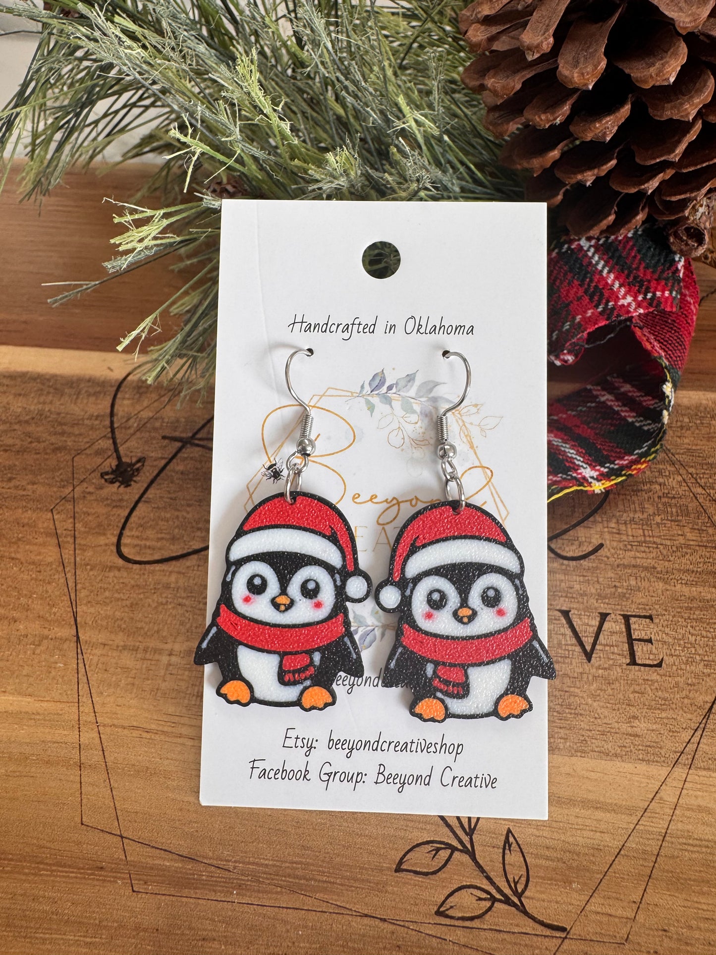 Penguin Earrings