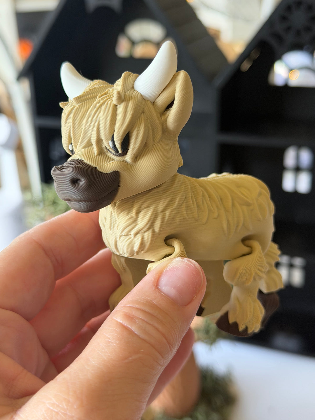 3D Highland Cow