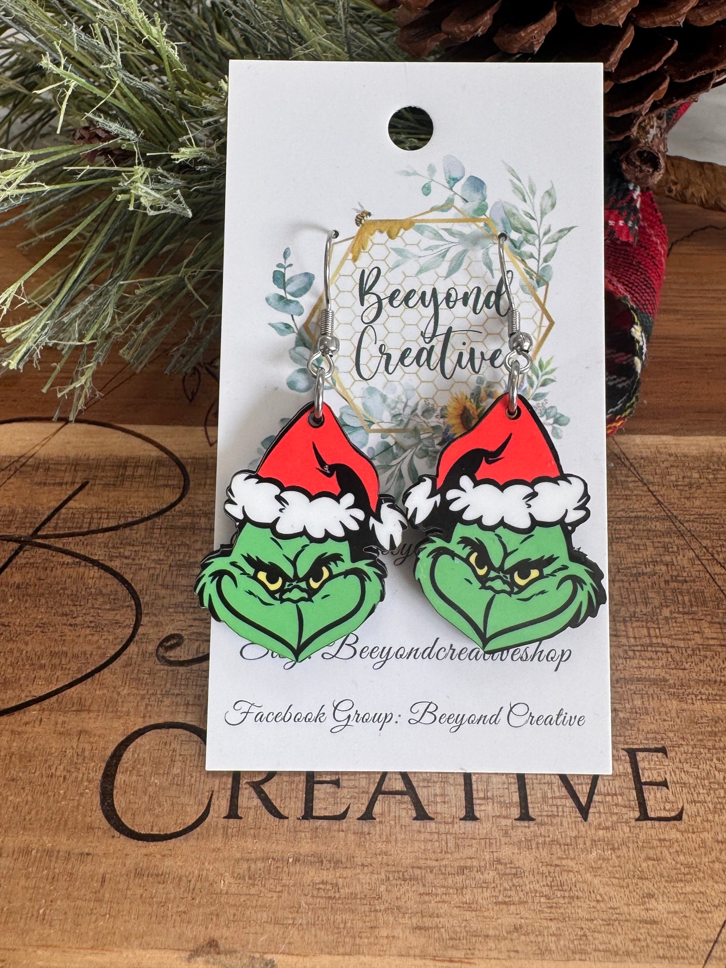 Grinch Earrings