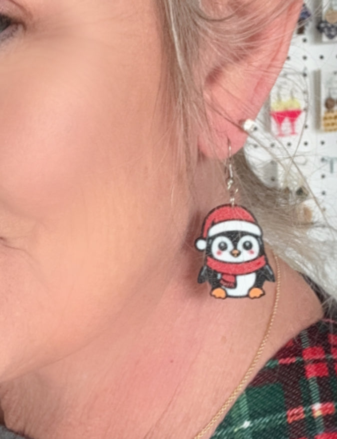 Penguin Earrings