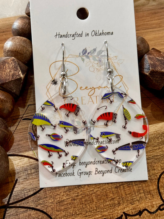 Fishing Tackle Earrings