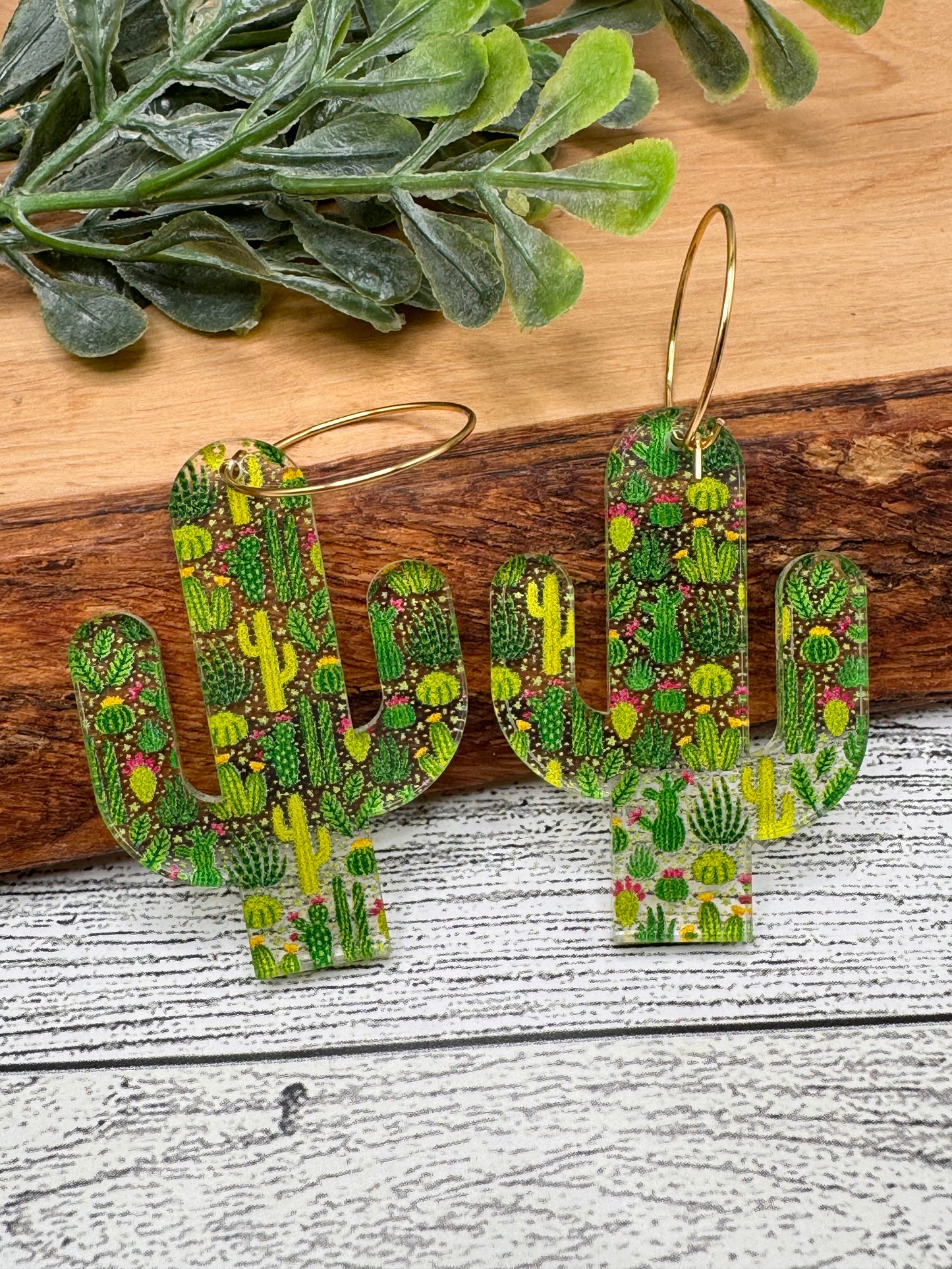 Cactus Earrings