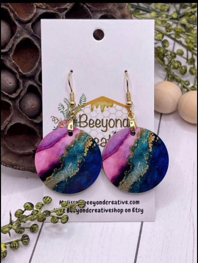 Fluid Art Earrings